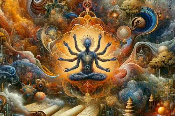 An act of balance - representation of mindful equilibrium between knowledge and presence