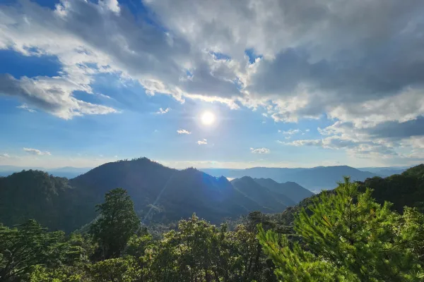 View from Mt. Misen on Miyajima island