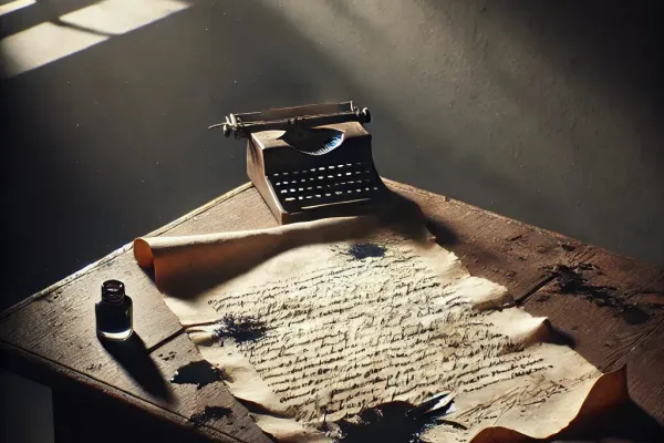 Abstract representation of busy city life